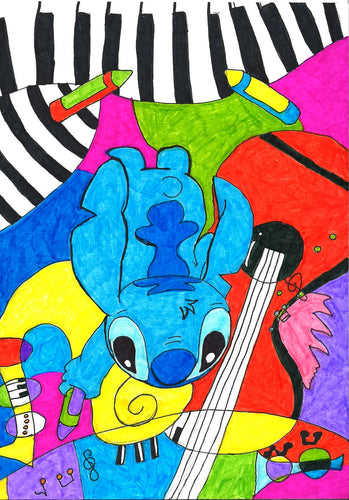 Stitch and the Music