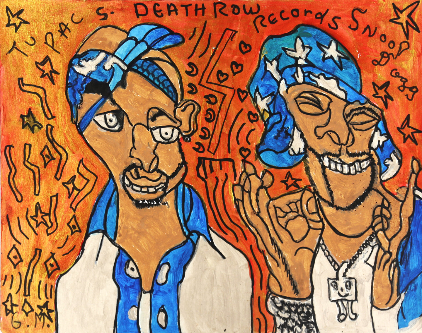 Tupac and Snoop Dogg