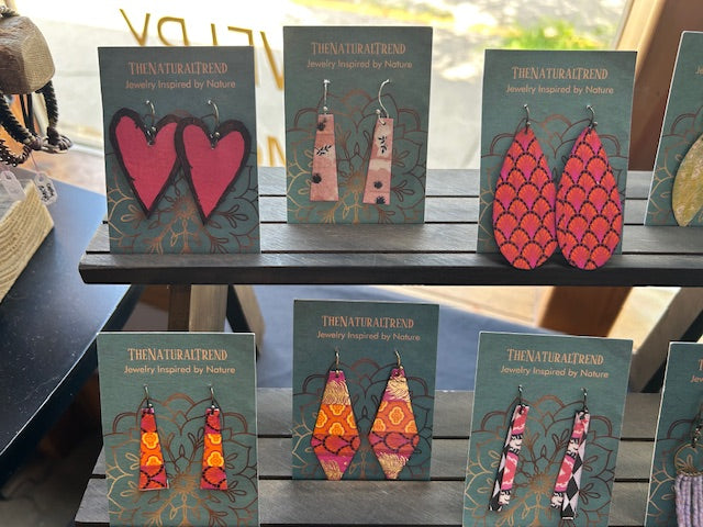 Cathy Billings - paper earrings