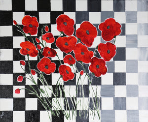 Checkerboard Poppies